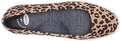 Dr. Scholl's Shoes Women's Rise Shine Ballet Flat, Tan And Black Leopard, 8 #TOP4