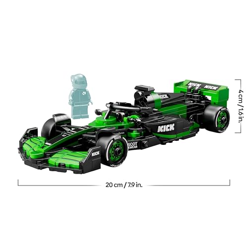 Speed Champions Auto da Corsa KICK Sauber F1 Team C44 Macchina Giocattolo da Collezione con Minifigure di Formula 1 - Modello per Bambini da 10 Anni e per Adulti Fan dell'Automobilismo 77247 - Lego - Immagine 2