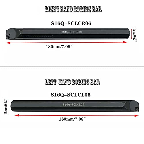 Portaherramientas S16Q-SCLCL06 para torneado interno y perfilado miniatura 4