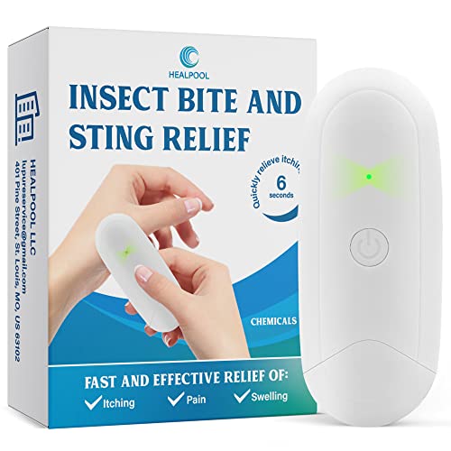 HealPool Insect Bite and Sting Relief, Bugs Bite Mosquito Sting Treatment, Fast and Natural Relief from Itching and Swelling . Chemical Free for Pregnant Women and Children