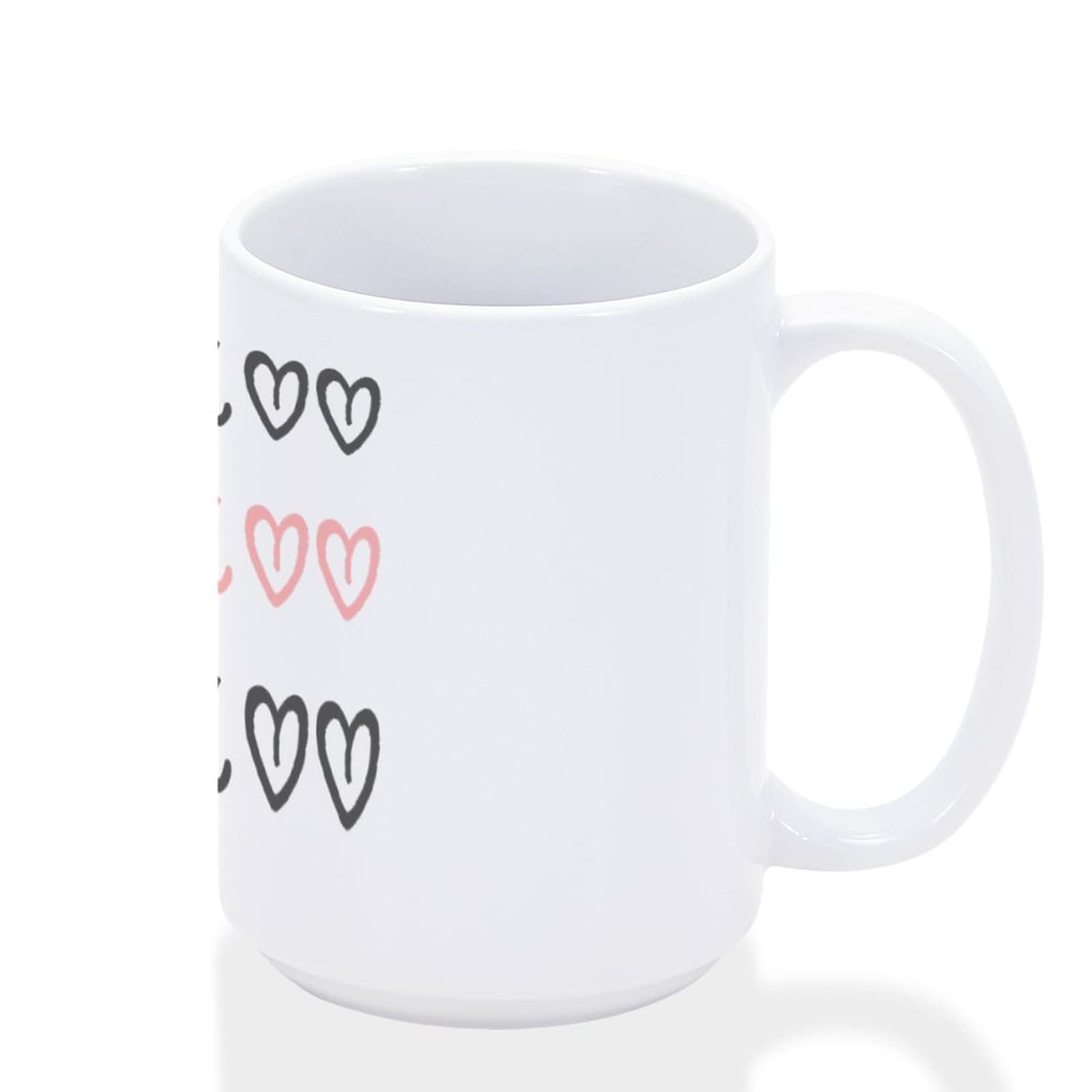 Coffee Mug Novelty Birthday Gift Valentine's Day XXOO Funny Cup for Men Women Him Her 11OZ