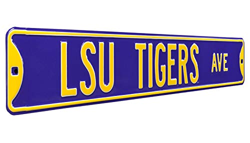 LSU TIGERS AVENUE Purple By Authentic Street Signs