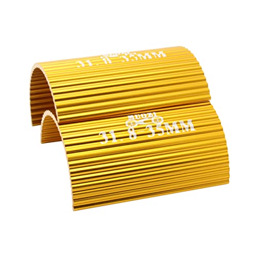 Toddmomy 2Pcs Aluminum Alloy Bike Handlebar Adapter Spacers Durable Stem Reducer for Conversion Lightweight and Easy to Install for Cycling and Sports