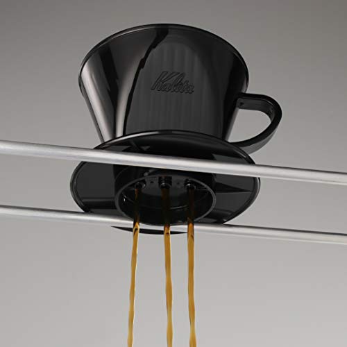 Kalita Black 102-KP Plastic Coffee Dripper for 2-4 People