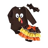 Photo Gallery generisch thanksgiving tacchino stampa bambino bambina manica lunga pagliaccetto abito con volant orlo fascia vestito, caffè, 12-18 mesi Photo Gallery generisch thanksgiving tacchino stampa bambino bambina manica lunga pagliaccetto abito con volant orlo fascia vestito, caffè, 12-18 mesi