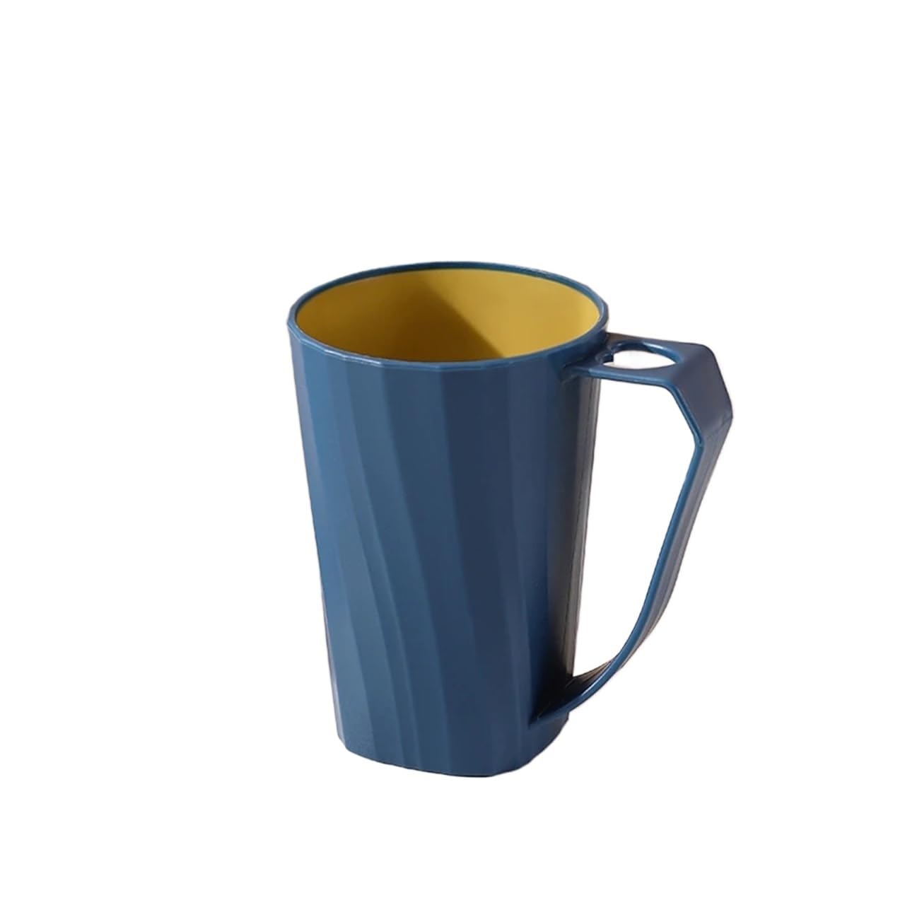 3pcs Portable Mouthwash Cup Creative With Handle Toothbrush Holder Household Simple Student Dormitory Cups For Toothpaste(Dark Blue)