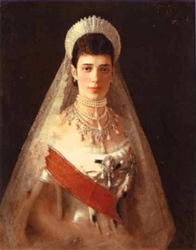 Lienzo decorativo del retrato de María Feodorovna por Kramskoy en alta calidad