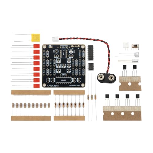 Electronic Dice Soldering Kit DIY LED Random Dice Circuit Kit 555 Timer CD4017, STEM Electronics Project Kit for Beginners Students Adults DIY Learning Kit School Engineering Project - Image 6