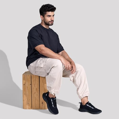 Image of Neeman's Cloud Knit Sneakers for Men | Lightweight, Breathable & Supportive | Recycled Knit Upper with Cushioned Insole & Flexible EVA Sole