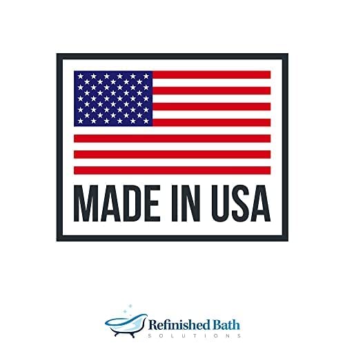 Ekopel Roll On Bathtub Refinishing Kit - Made in The USA - Odorless Tub and Tile Reglazing - 20X Thicker Than All Other Refinishing Kits (No Tools) - Gloss White - Thumbnail 7