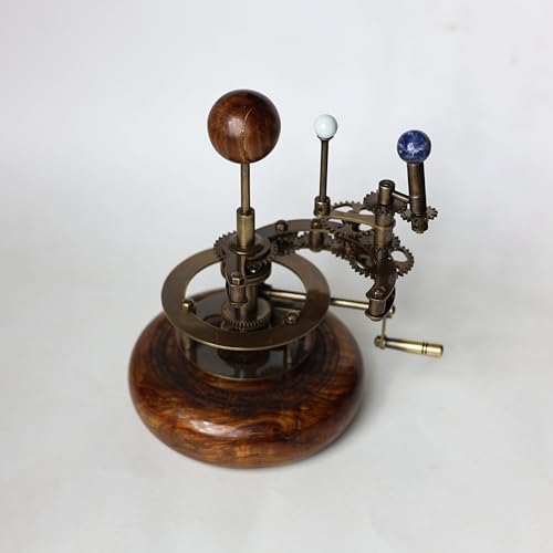 Système solaire orrery mécanique en laiton : le cadeau astronomique vintage d'exception