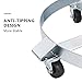 TUFFIOM Heavy Duty Drum Dolly, 1000 lbs. 55 Gallon Barrel Cart, Non-Tipping, Steel, 4 Swivel Casters, Wheeled Hand Truck for Drum Handling Industrial Use (1)