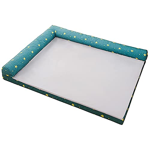 Genérico Cama para Perros Impermeable,Sofá para Perros En Forma De L con Funda Lavable Extraíble,Cama para Perros Tapizada con Espuma Viscoelástica,120 * 90 * 18 CM (120 * 90 * 18)