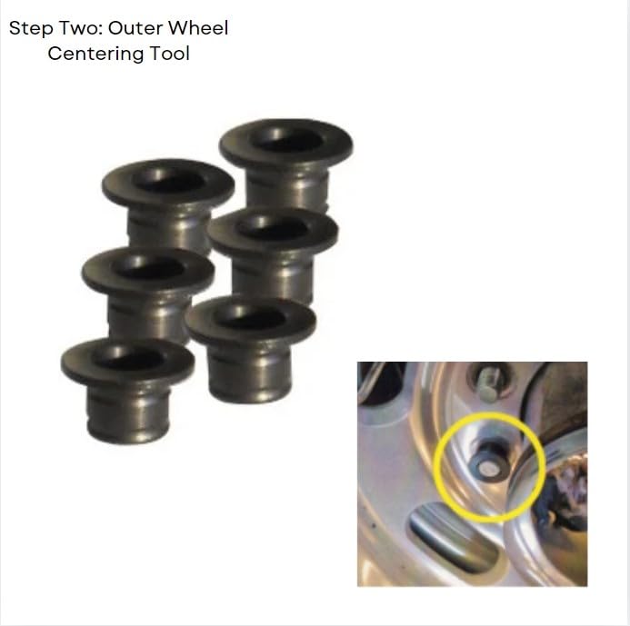 TRU-BALANCE Centering Kit for Aluminum/Aluminum Wheels on Drive Axles Only, Designed to Center Brake Drum, Inner Wheel and Outer Wheel on Heavy Duty Vehicles, Eliminates Uneven Tire Wear