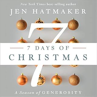 7 Days of Christmas Audiolibro Por Jen Hatmaker arte de portada