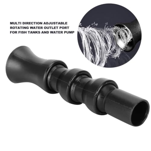 Image of Aquarium Duck Flat Nozzle, Fish Rotating Water Outlet Water Outlet Return Pipe Plumbing Fitting for Aquarium
