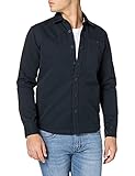 Fit: Normal edc by ESPRIT Herren Hemd 021cc2f301, 400/Navy, M
