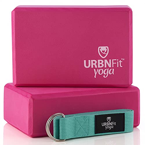 URBNFit Yoga Blocks Set of 2 w/Strap