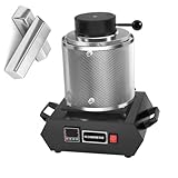 ◆ [Précision numérique de 1 150 °C] : l'affichage LED + le bouton de commande vous permettent de régler/surveiller la température avec précision ; chauffe en 3 à 5 minutes pour un moulage rapide de bijoux, des travaux manuels ou un traitement en petits lots.