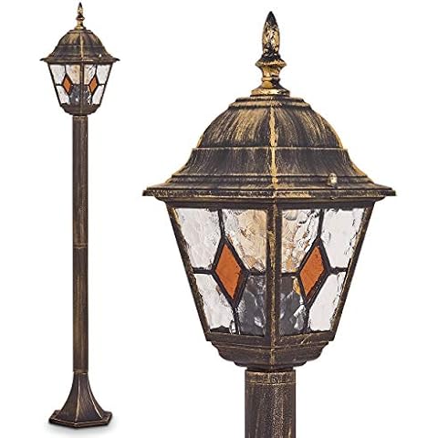 Farola Hofstein Antibes 110cm cristal - admite LED Cover