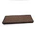 Produktbild Floordirekt Stufenmatten Tobago für Treppenstufen innen | 24 x 65 cm | rechteckig & selbstklebend | hochwertig erhältlich (15 Stück, Braun)