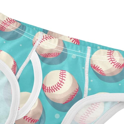 KLL Baseball Pattern Toddler Boys' Soft Boxer Briefs Cute Undies4