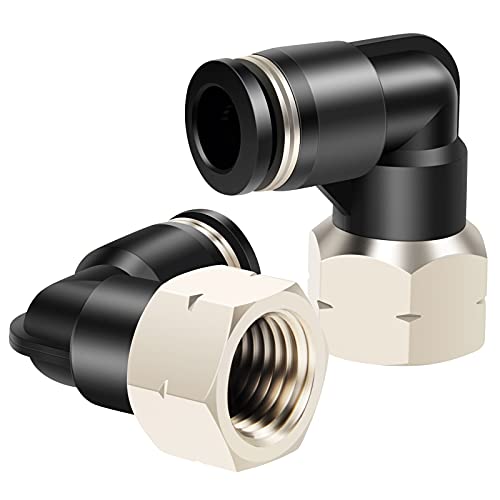 TAILONZ PNEUMATIC Female Elbow 1/4 Inch Tube OD x 3/8 Inch NPT Thread 90 Push to Connect Fittings PLF-1/4-N3 (Pack of 10) by TAILONZ PNEUMATIC - Used condition - US$15.73