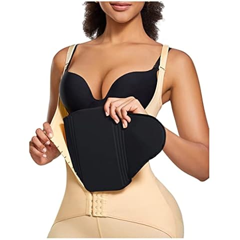 Bafully Abdominal Compression Board Flattening Belly AB Board Lumbar Post Surgery Lipo Back Foam Board After Liposuction (Black) Cover