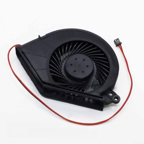 Ventilador de refrigeración compatible para modelos de placa de inducción Midea C21-RH2145E QH2116 RH2153 - Motor silencioso de 18 V CC, carcasa de plástico, 11,7 x 9 cm