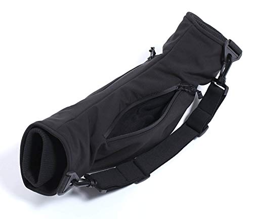 Savior Heated Hand Muff, Rechargeable Battery Electric Heating, Football Hand Warmer Pouch, Last 10 Hours (Black-2200mAh 2pcs)