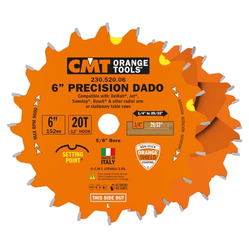 その他 DADO Amazon.co.jp: Industrial Precision Dado Sets Saw Blades D 6 152mm