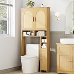 Wooden Over The Toilet Storage Cabinet, Natural