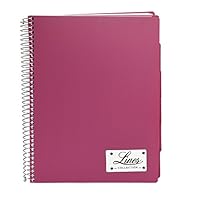 Mintra Lines Notizbuch DIN A4 - 150 Blatt Liniert Mit Spiralbindung