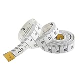 1.5M/59Inches Tailor Ruler Double Scale Body Measuring Tape Sewing Ruler Measure Circumference, Retractable PVC Glass Fiber Soft Tape Measure - Perfect for Tailoring and Dressmaking