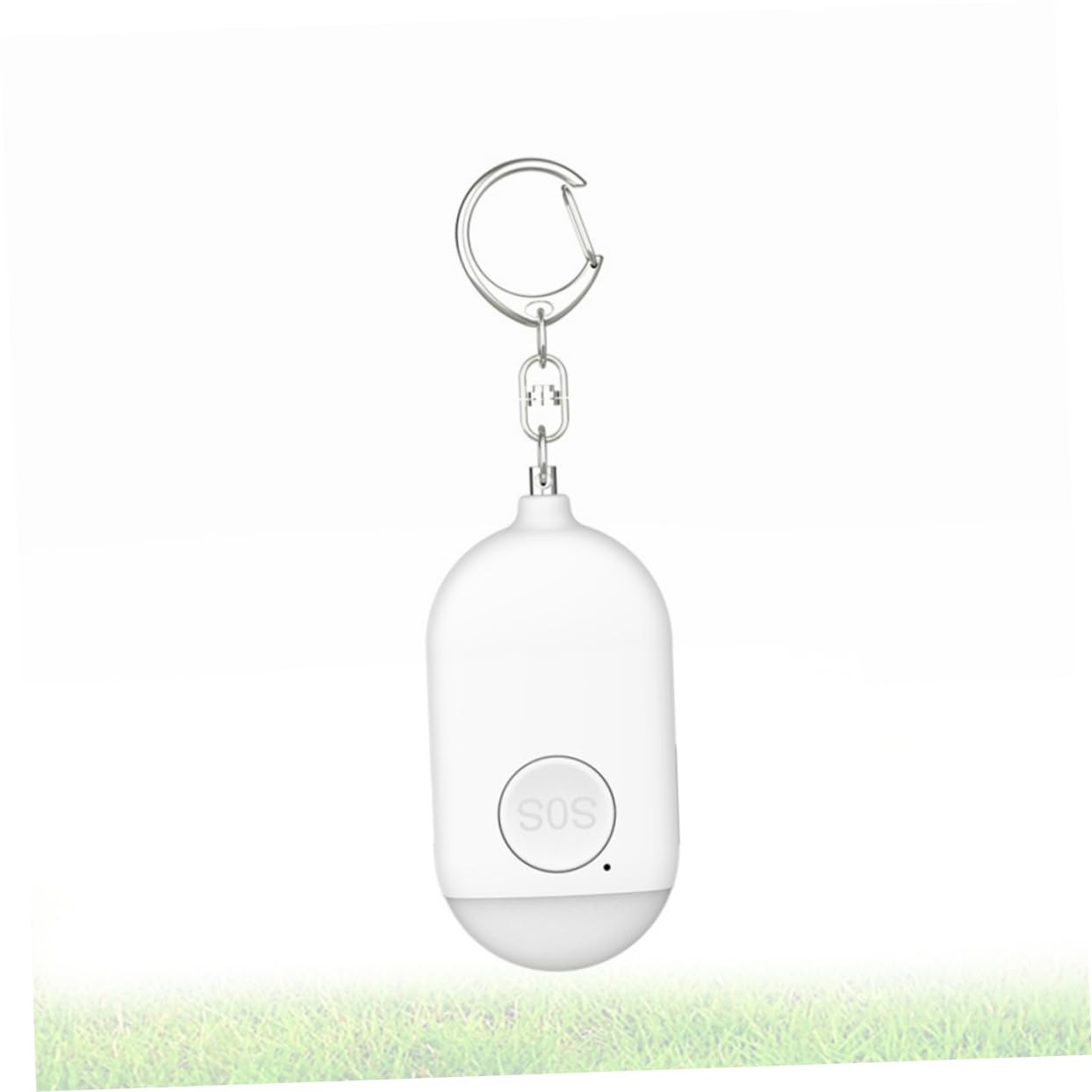 Hemobllo 3pièces Alarme De Sécurité Portable pour Femmes Dispositif Alerte Urgence Compact Et Léger pour Jogging Et Déplacements Nocturnes Facile à Utiliser Transporter Blanc