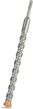 Meccion SDS Plus Hammerbohrer 25mm x 350mm, Professionell Betonbohrer mit 4 Hartmetall Schneiden, Ideal zum Bohren in Stein, Beton, Naturstein, Ziegelmauer