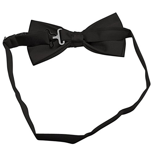 Platinum Hanger BT-01 Mens Classic Pre-Tied Satin Formal Tuxedo Bowtie Adjustable Length Large Variety Colors Available thumb #3