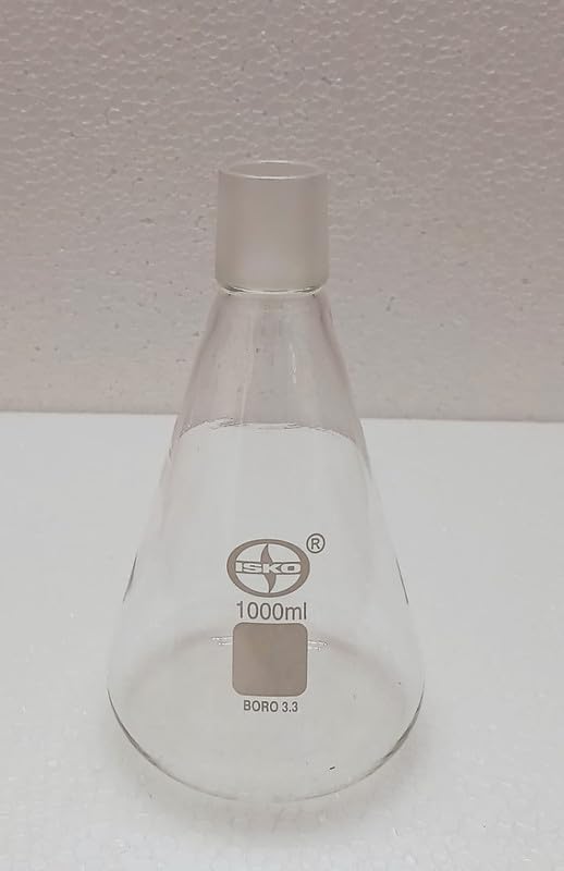 ISKO Borosilicate GLass Filtering Flask for Membrane Filter B-40 Joint ML 1000ml (1 Pc.)-image-29