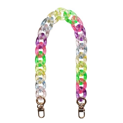 Hongvarey Purse Acrylic Chain Strap,Handbag Handles Chain, Bag DIY Accessories