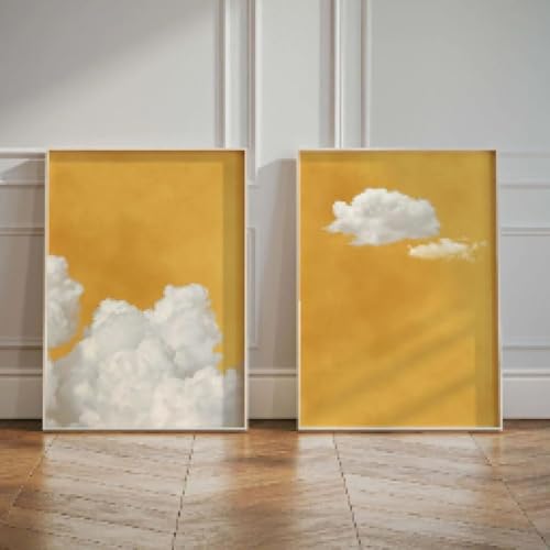 Impression Nuage pour salon chaleureux et minimaliste - 6