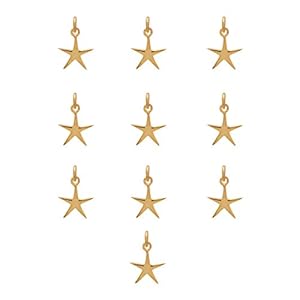 Shine Jewel Pendentif étoile exclusif en argent sterling 925 serti de 10 pièces pour femme