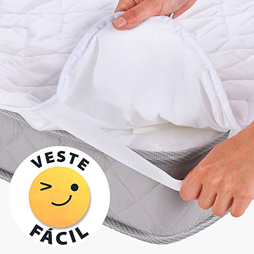 Colchão De Berço Americano 130x70x12 + Protetor Impermeável