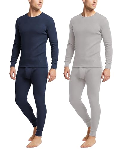 Andrew Scott - Andrew Scott Men's Traditional Waffle Thermal Top & Bottom Set – Cotton Blend Base Layer Long John Underwear - Best Deal on Amazon