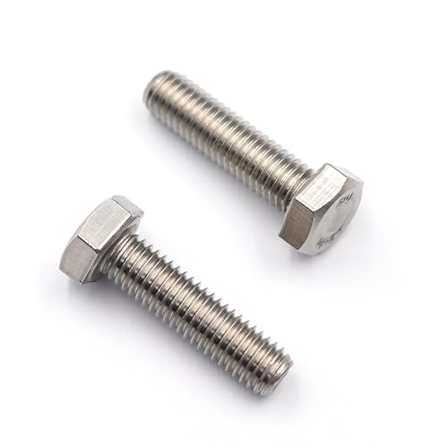 Pernos de cabeza hexagonal cSeao de acero inoxidable 304 con acabado liso de 4 pulgadas
