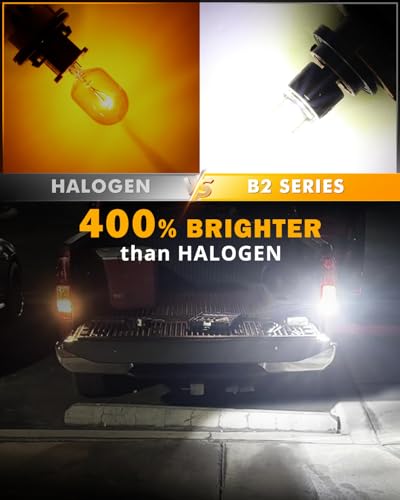 Image of Auxbeam 2026 B2 Series 7440 LED Bulbs White Backup Reverse Light