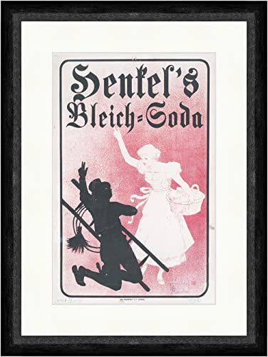 Plakatwelt 392 Biller Antik Henkels Faks affiche publicitaire lessive soda