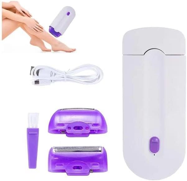 Valentines Day Gifts for Her Focusing Silky Smooth Hair Eraser, Portable Painless Hair Removal Tool, Rechargeable Epilator Smooth Touch Hair Remover, Applicable to Any Part of The Body Gift for Women