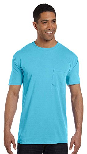 Image of Comfort Colors Men's Garment-Dyed Pocket T-Shirt Chalky Mint PgmDye 3XL