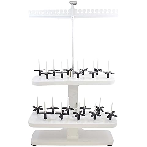 Embroidex - 20 Spool Thread Stand for All Home Embroidery Machines Brother Babylock Janome Bernina Pfaff etc.. Cover
