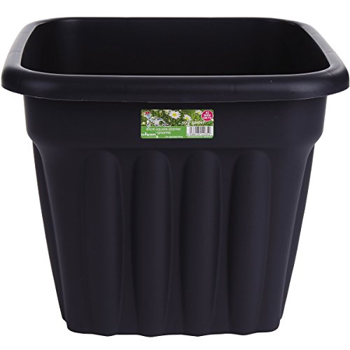 Preisvergleich Produktbild Siehe Beschreibung Pflanzer Blumen-Topf 49x49x40cm Schwarz - Pflanztopf Pflanzen Kübel Blumen Übertopf Pflanzentopf